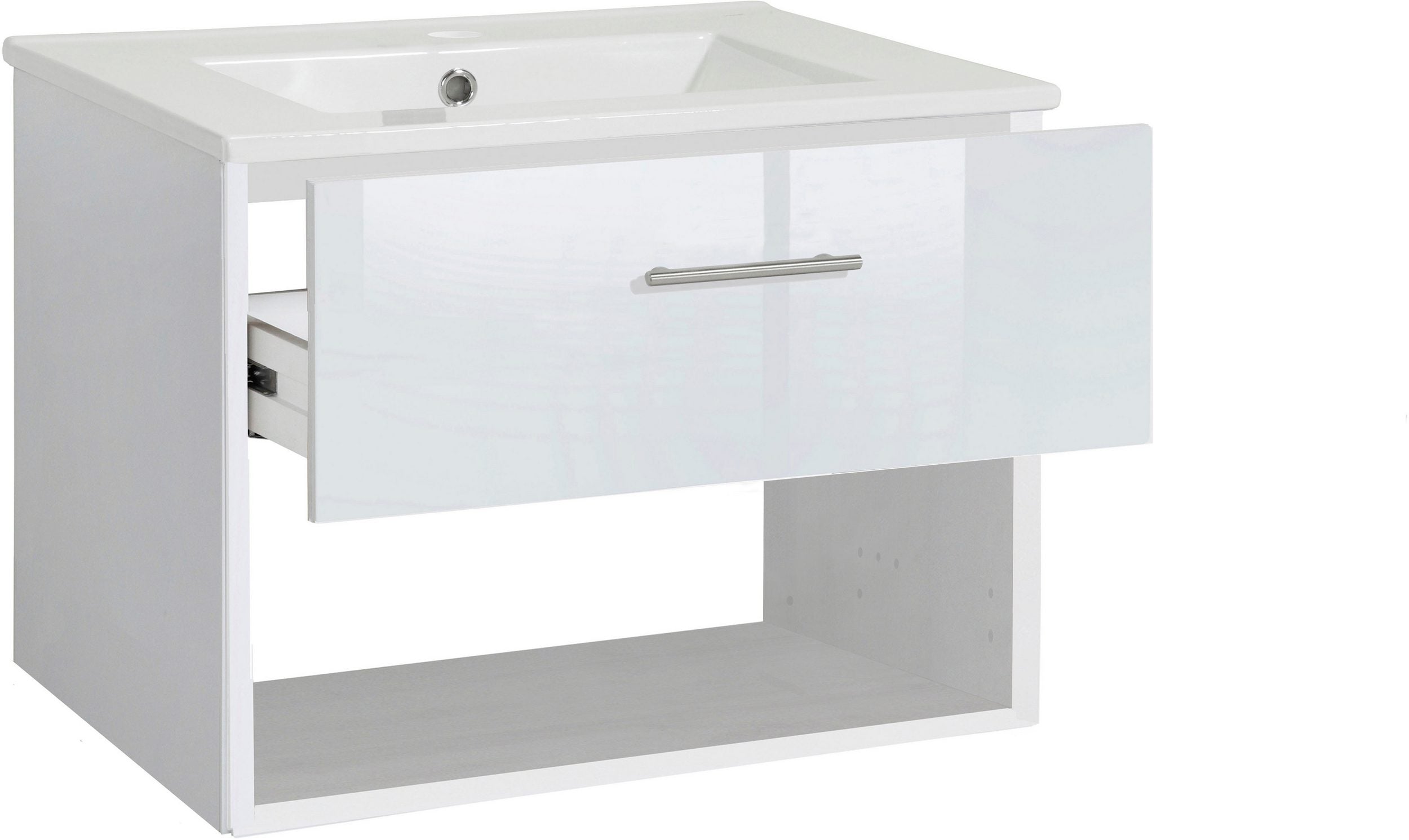 Waschbeckenunterschrank Trento Light Hochglanz mini