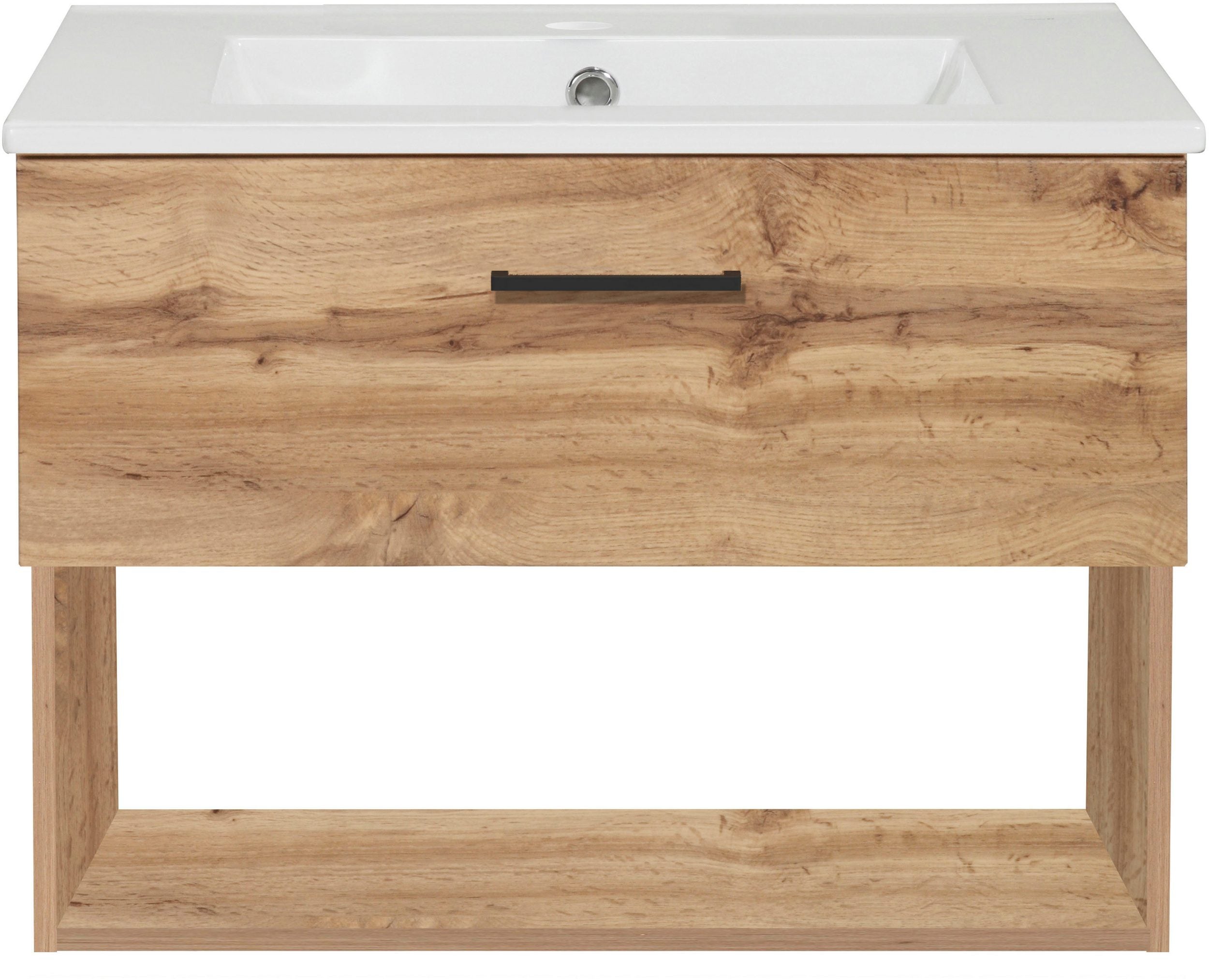 Waschbeckenunterschrank Trento Light Wotaneiche
