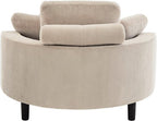 Loveseat Ravi - XXL Sessel mit Stauraumhocker