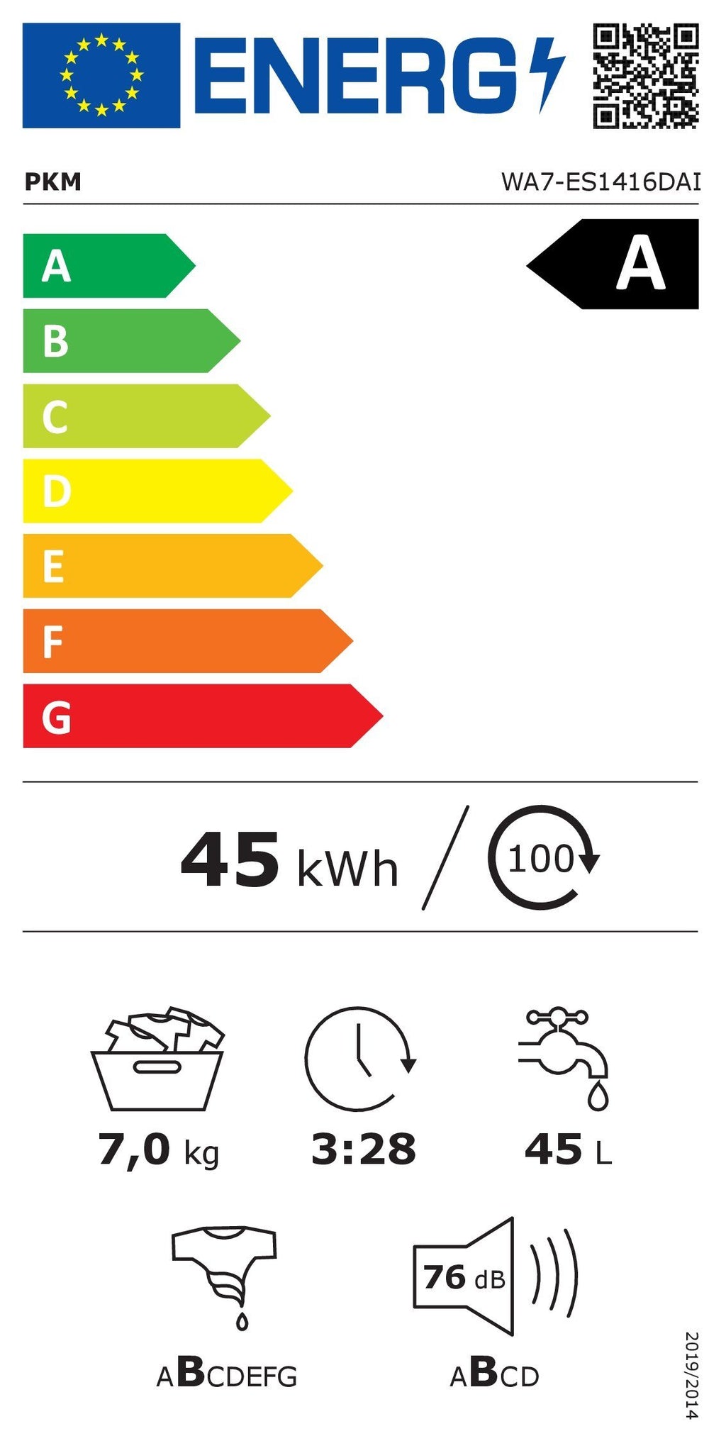 Daewoo *C* Geschirrspüler vollintegriert 60 cm - DBFS 3 XN 45 C 40-DE