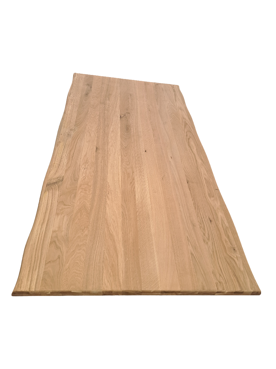 Esstisch mit Baumkante 180x90