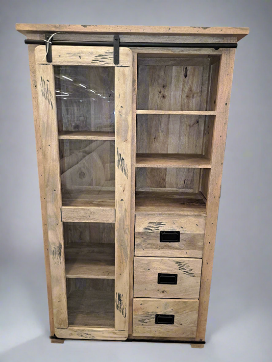 Vitrine Mangoholz