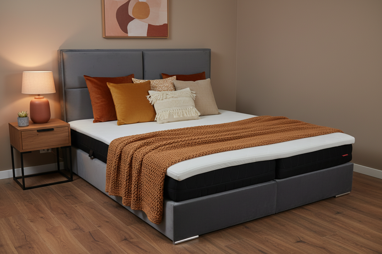 Boxspringbett 180x200 Jahresstart Einzelstück / Posten  Aktion