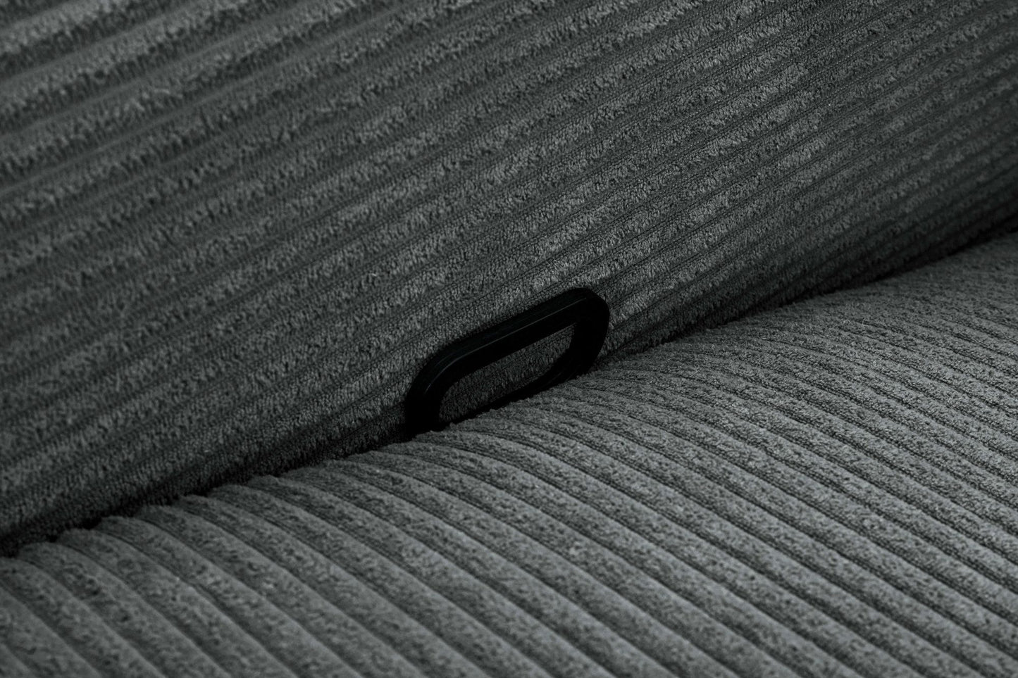 Ecksofa Cord mit manueller Relaxfunktion