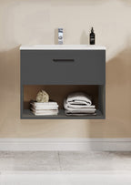 Waschbeckenunterschrank Trento Light mini anthrazit