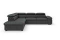 Ecksofa Alberto - Naturleder