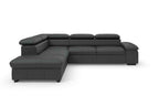 Ecksofa Alberto - Naturleder