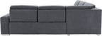 Ecksofa mit Federkern und Sitztiefenverstellung Santorini