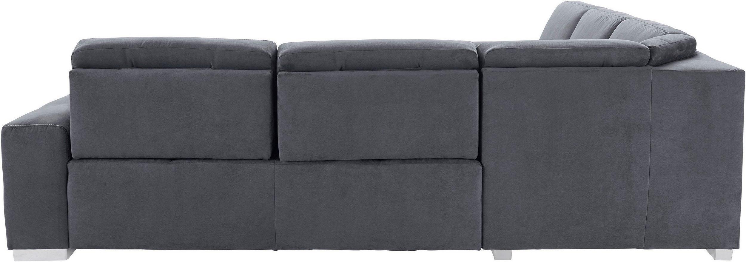 Ecksofa mit Federkern und Sitztiefenverstellung Santorini
