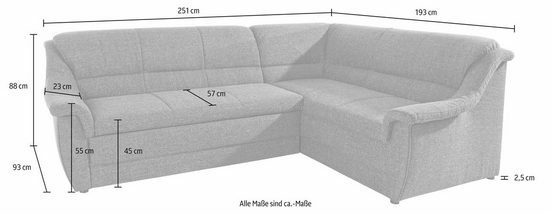Ecksofa Jahresstart Einzelstück / Posten  Aktion