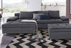 Ecksofa Labene mit Bettfunktion