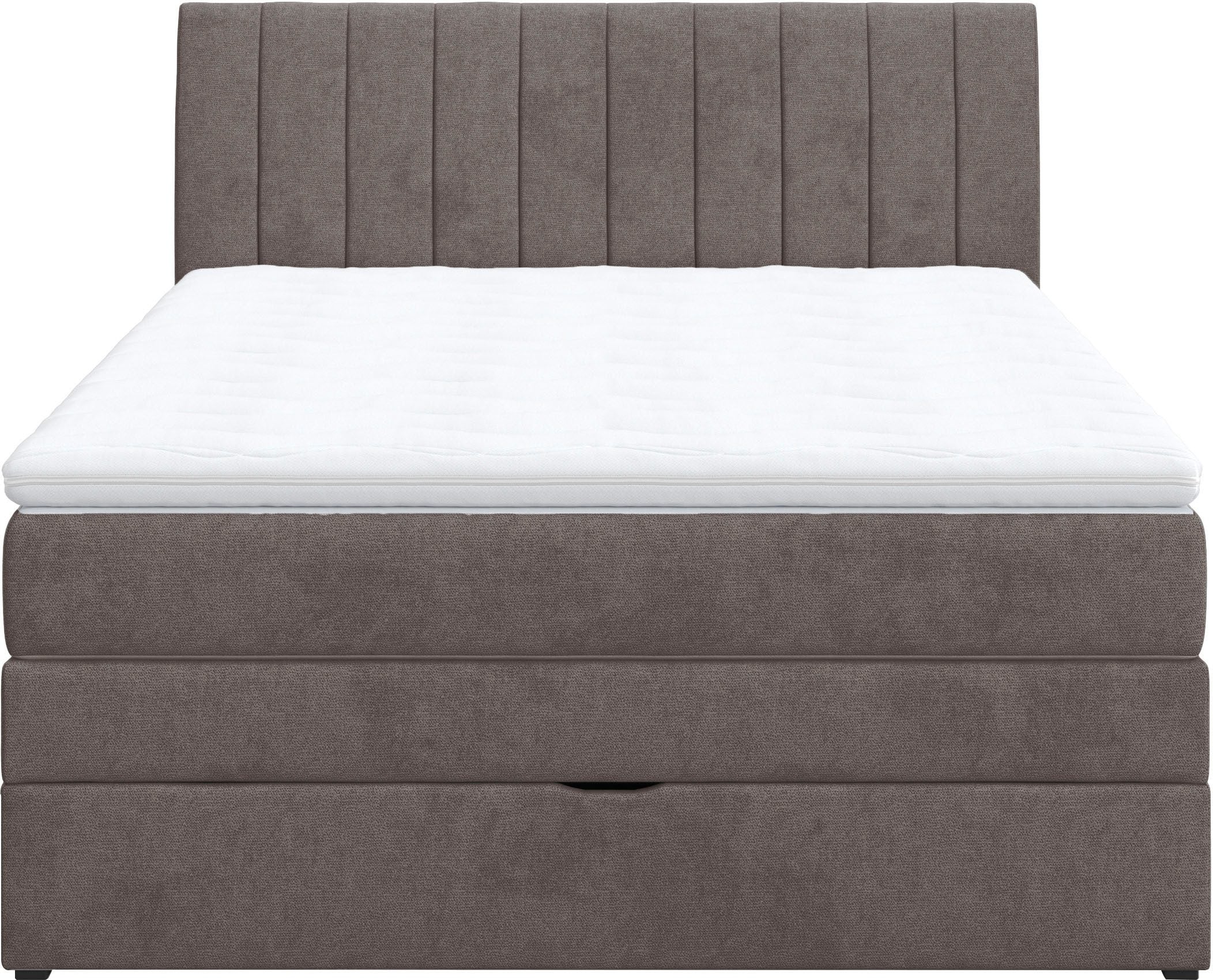 Boxspringbett 140cm Shark inkl. Bettkasten und Topper