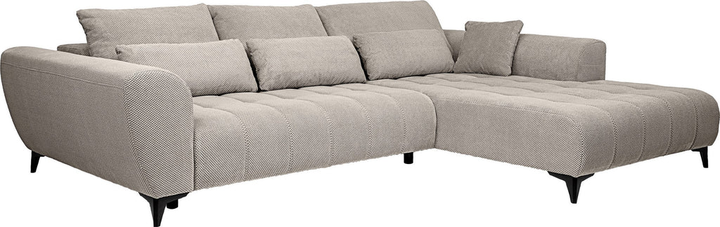 Ecksofa Garay, XXL-Liegefläche: elektrisch ausziehbar