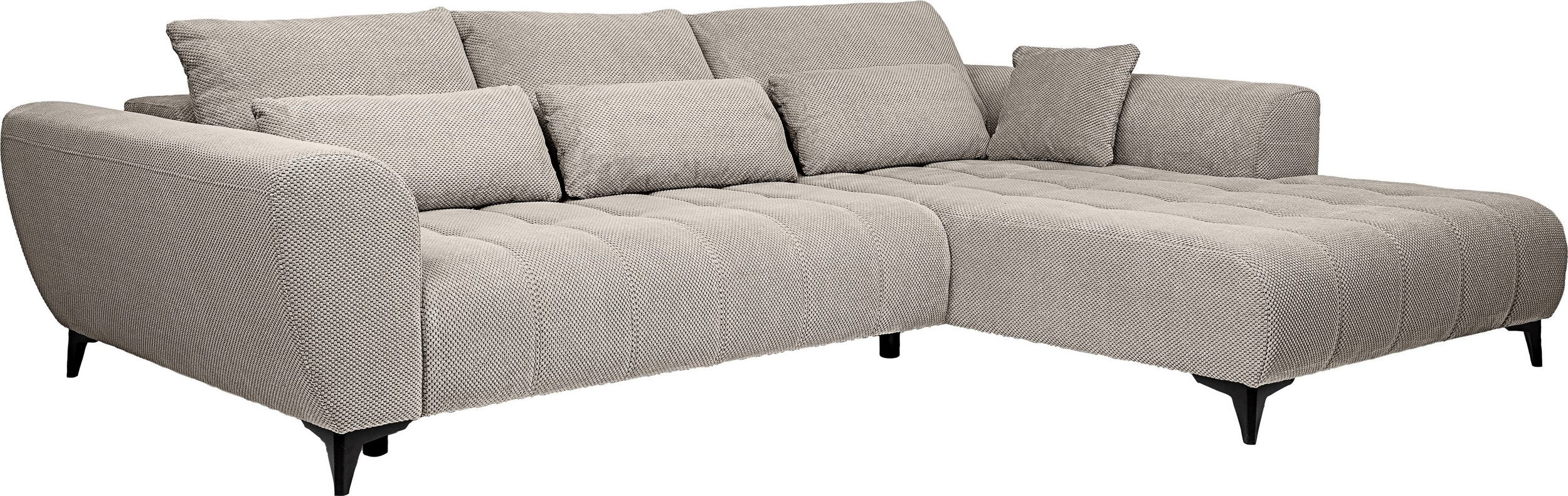 Ecksofa Garay, XXL-Liegefläche: elektrisch ausziehbar