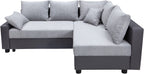 Ecksofa Parma mit Schlaffunktion und Bettkasten