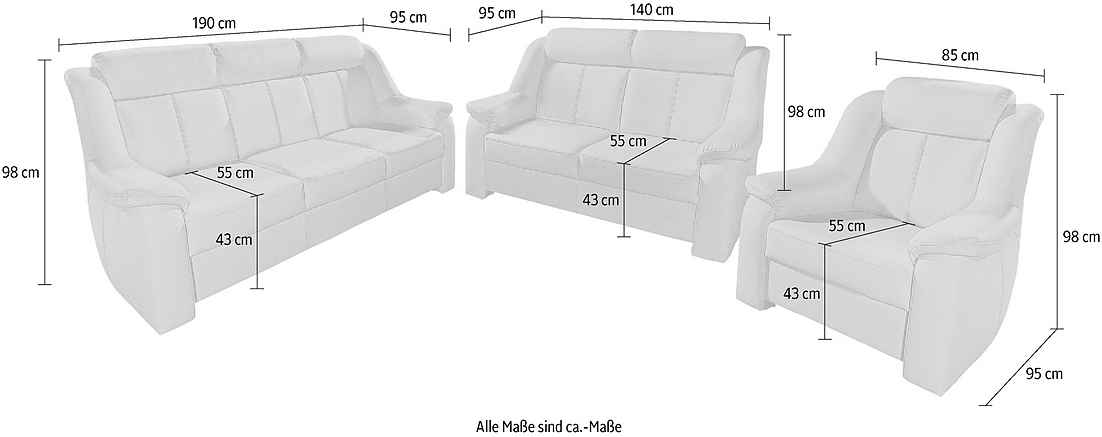 Sofagarnitur 3-2-1