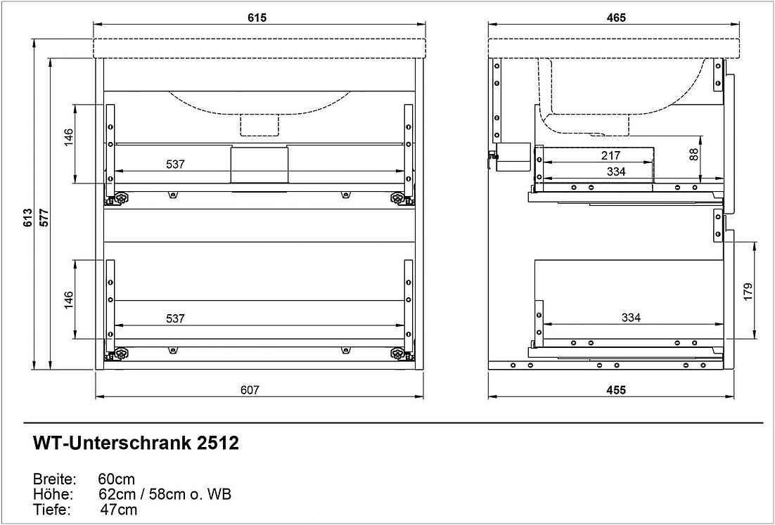 Waschbeckenunterschrank