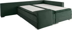 Ecksofa Night & Day mit Dauer-Schlaffunktion und Bettkasten