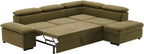 Ecksofa Alcudia L-Form, mit Bettfunktion