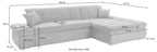 Ecksofa mit Bettfunktion