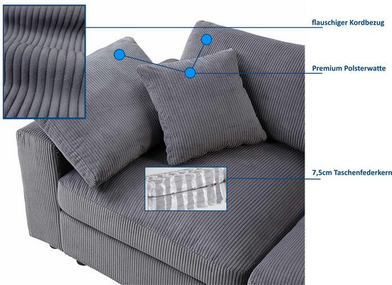 Sofa 4-Sitzer Bennid