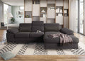 Ecksofa Cabrio mit Bettfunktion & Sitztiefenverstellung