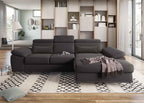 Ecksofa Cabrio mit Bettfunktion & Sitztiefenverstellung