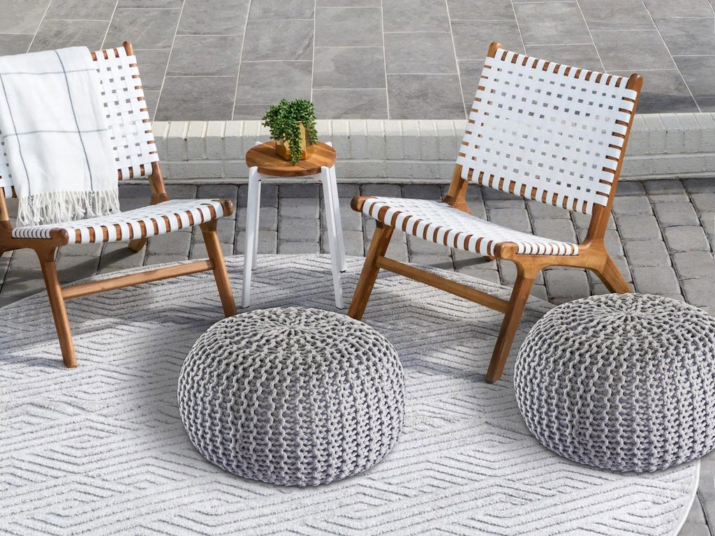 Pouf outdoor ø55cm Sitzpouf