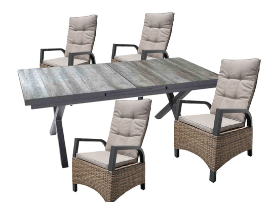 Garten - Tischgruppe                                 Gartentisch + 8 Sessel                         Jetzt vorbestellen!