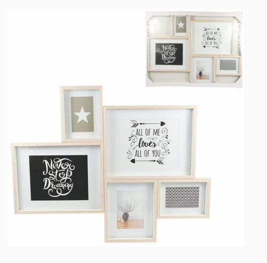 Bilderrahmen-Collage