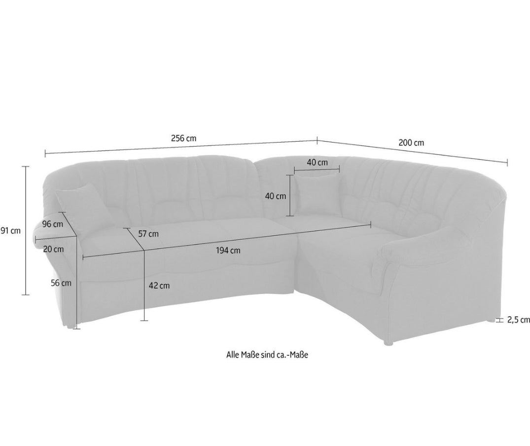 Ecksofa + Sessel