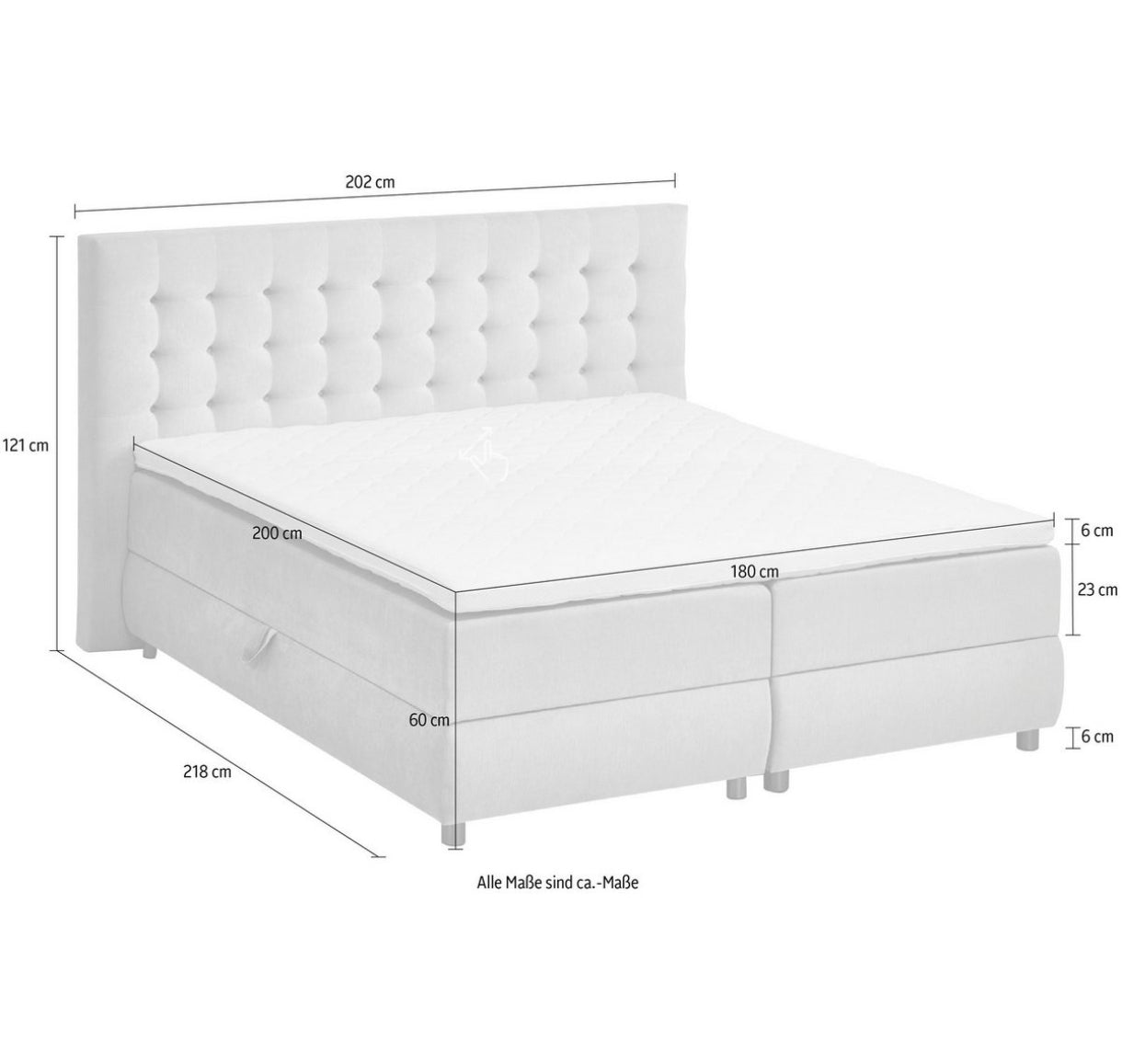 Boxspringbett 180x200