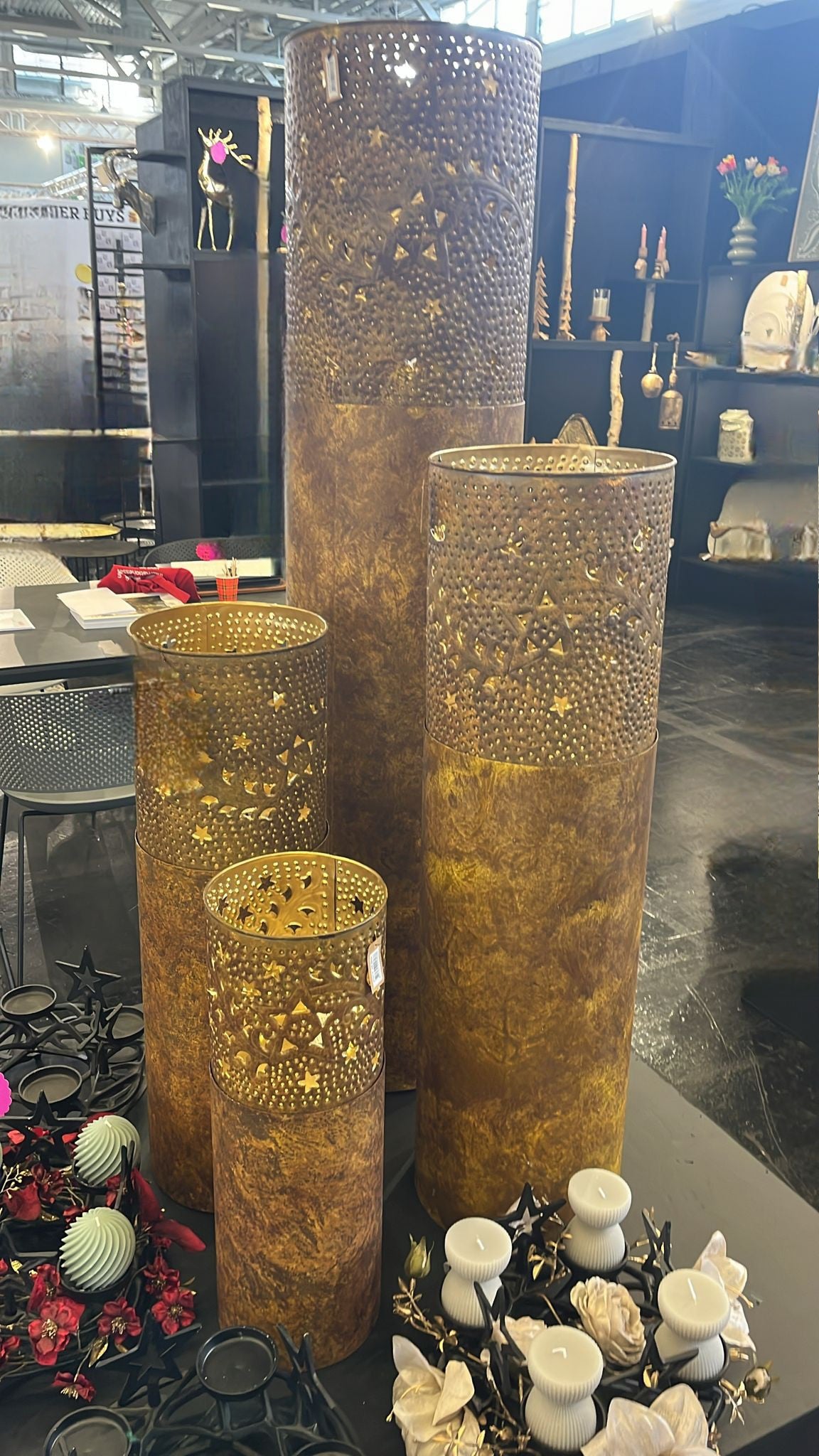 Windlichtsäule 4-teilig