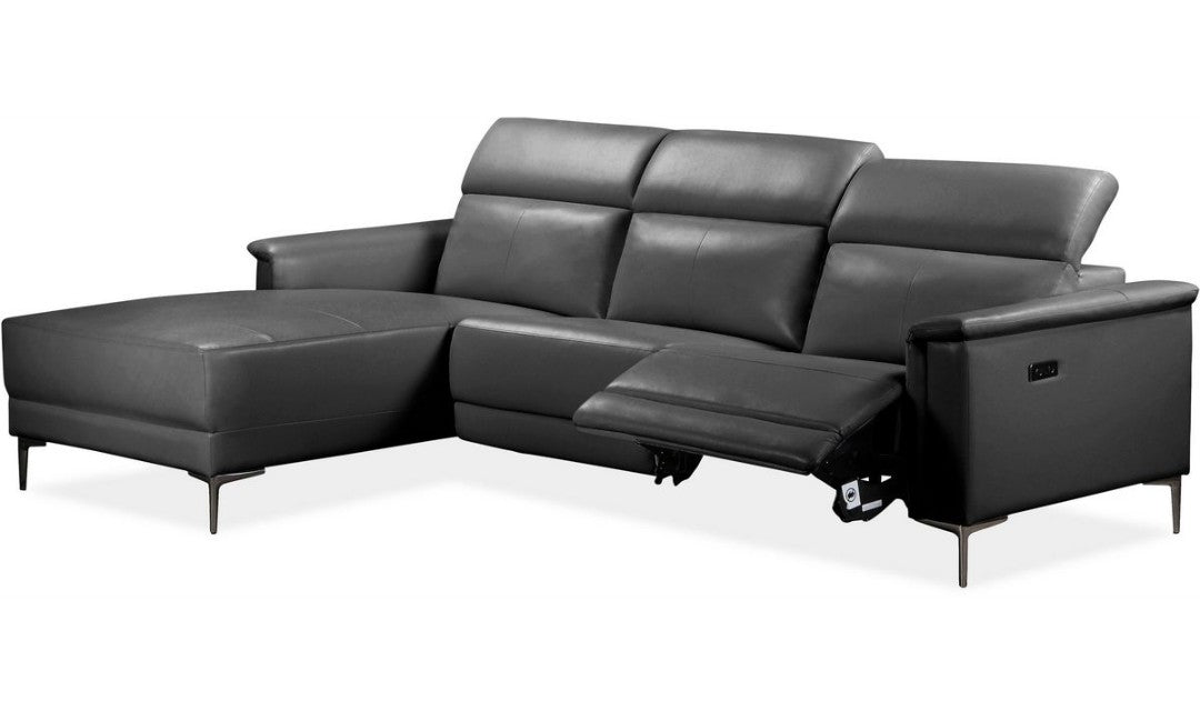 Ecksofa mit elektrischer Relaxfunktion