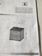 Nachttisch Einzelstück / Posten Aktion