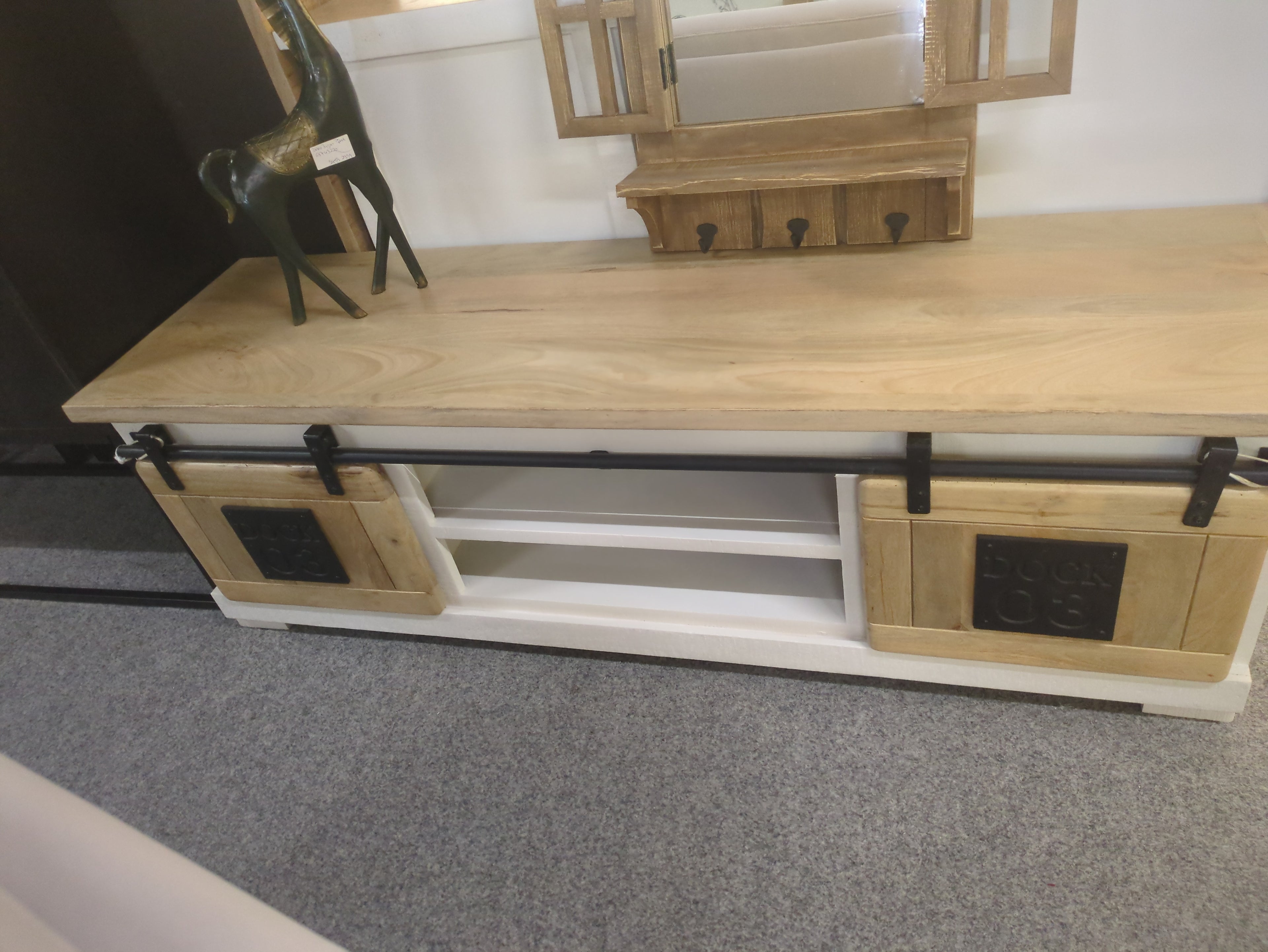 Sideboard / Holz - Weiß