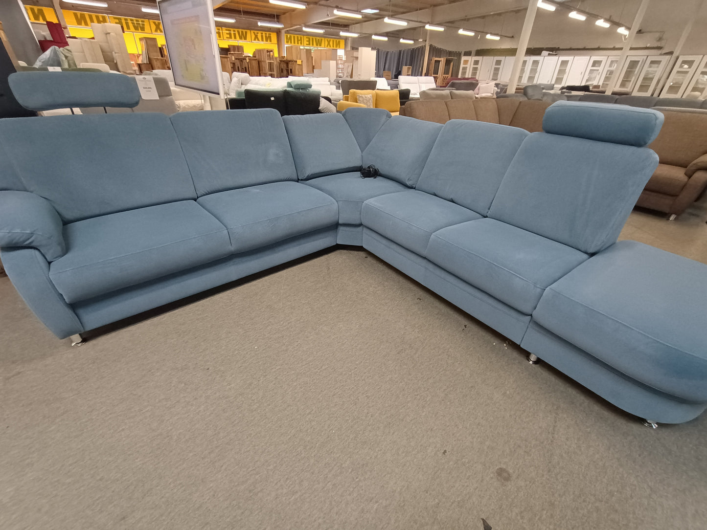 Ecksofa elektrisch verstellbar mit kleinem Fehler