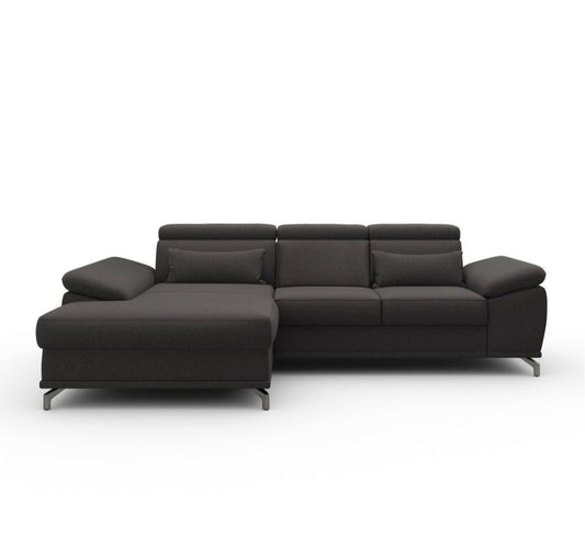 Ecksofa mit Sitztiefenverstellung