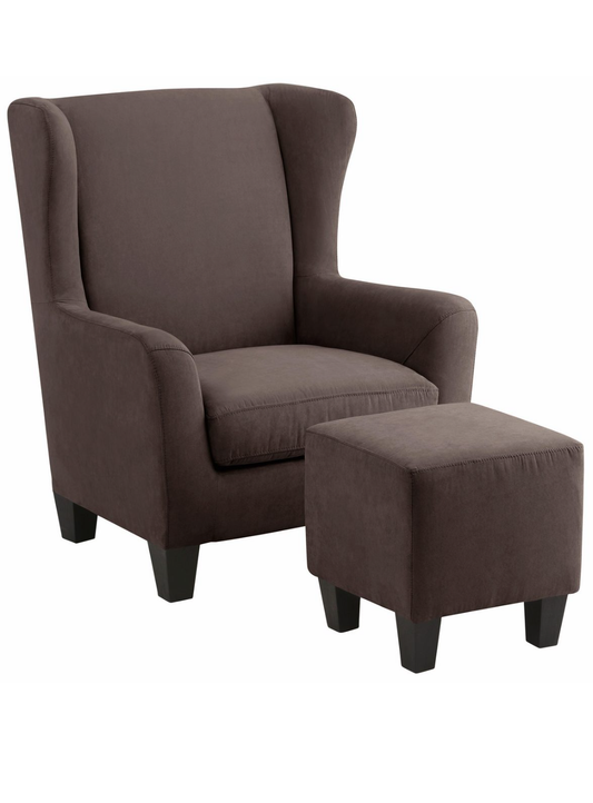 Ohrensessel inklusive Hocker