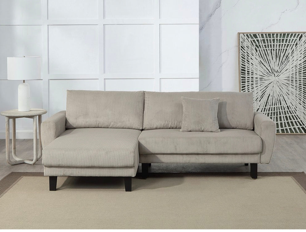 Ecksofa Leonid mit Schlaffunktion