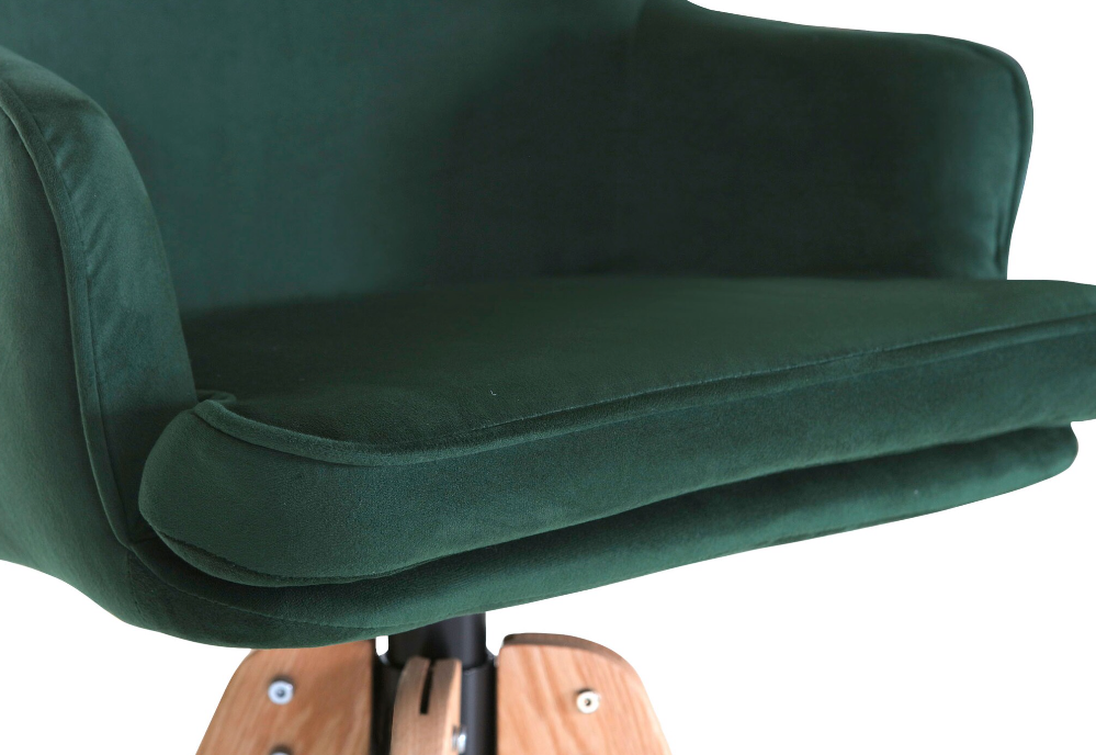 Barhocker Samtvelour grün 71cm