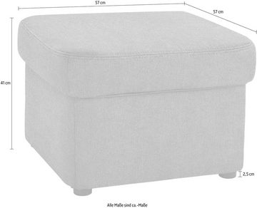 Ecksofa inklusive Sessel + Hocker