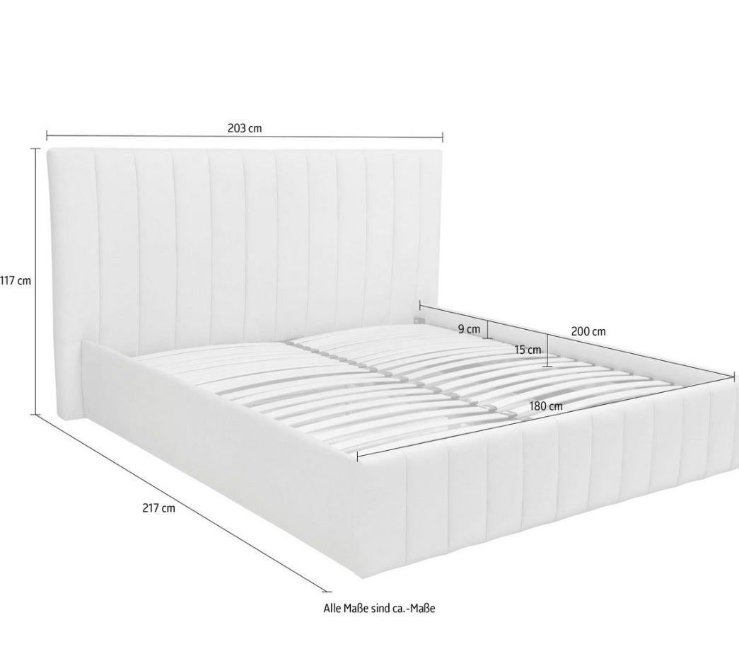 Polsterbett Effy 180x200