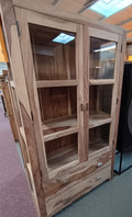 Vitrine Sheesham Massiv