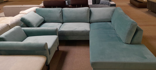 Ecksofa mit Sessel