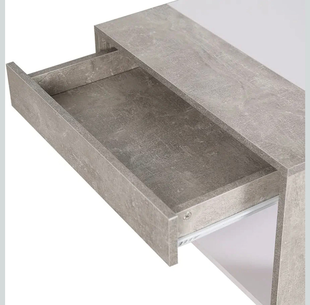 Couchtisch Beton/Weiß Jahresstart Einzelstück / Posten  Aktion