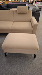 Ecksofa mit passendem Hocker