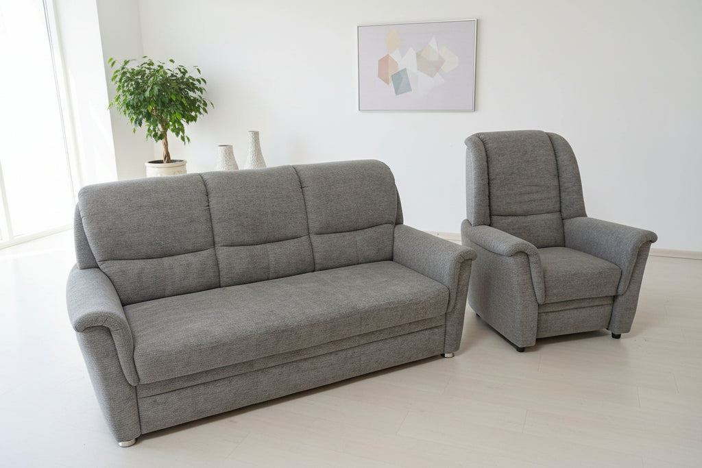 3 Sitzer + TV-Sessel mit elektr. Aufstehhilfe