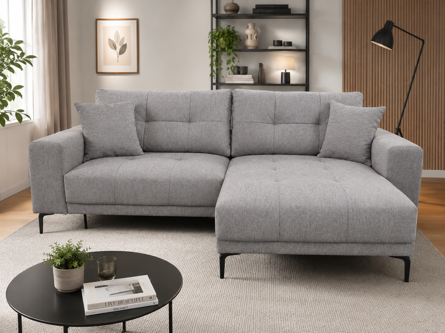 Ecksofa mit Staukasten