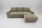 Ecksofa Ottomane rechts Cord Poso-vorbestellbar-